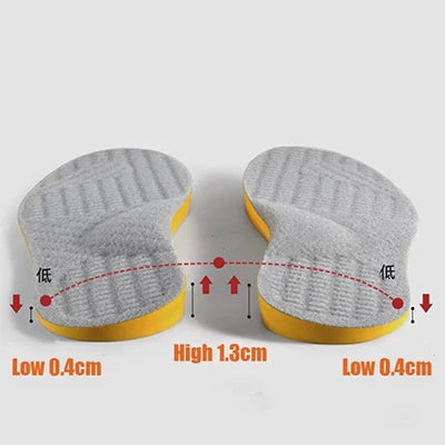 Flat Foot Orthopedic Insoles for Men Women Shoes Arch Support Insoles for Children X/O Type Legs Knee Varus Correction Shoe Pads