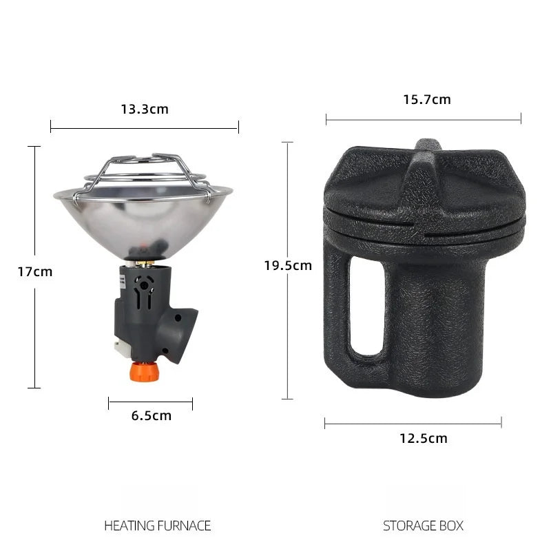 Outdoor Portable Gas Heater Hiking Camping Tents Warming Equipment Mini Gas Burner Heating Survival Equipment