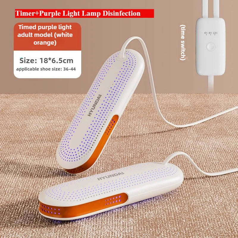 Portable Electric Shoes Dryer for Deodorizing and Sterilizing Timer Heater Eliminate Odor UV Shoes Drying Household Appliances
