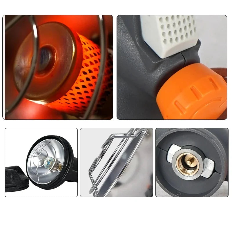 Outdoor Portable Gas Heater Hiking Camping Tents Warming Equipment Mini Gas Burner Heating Survival Equipment