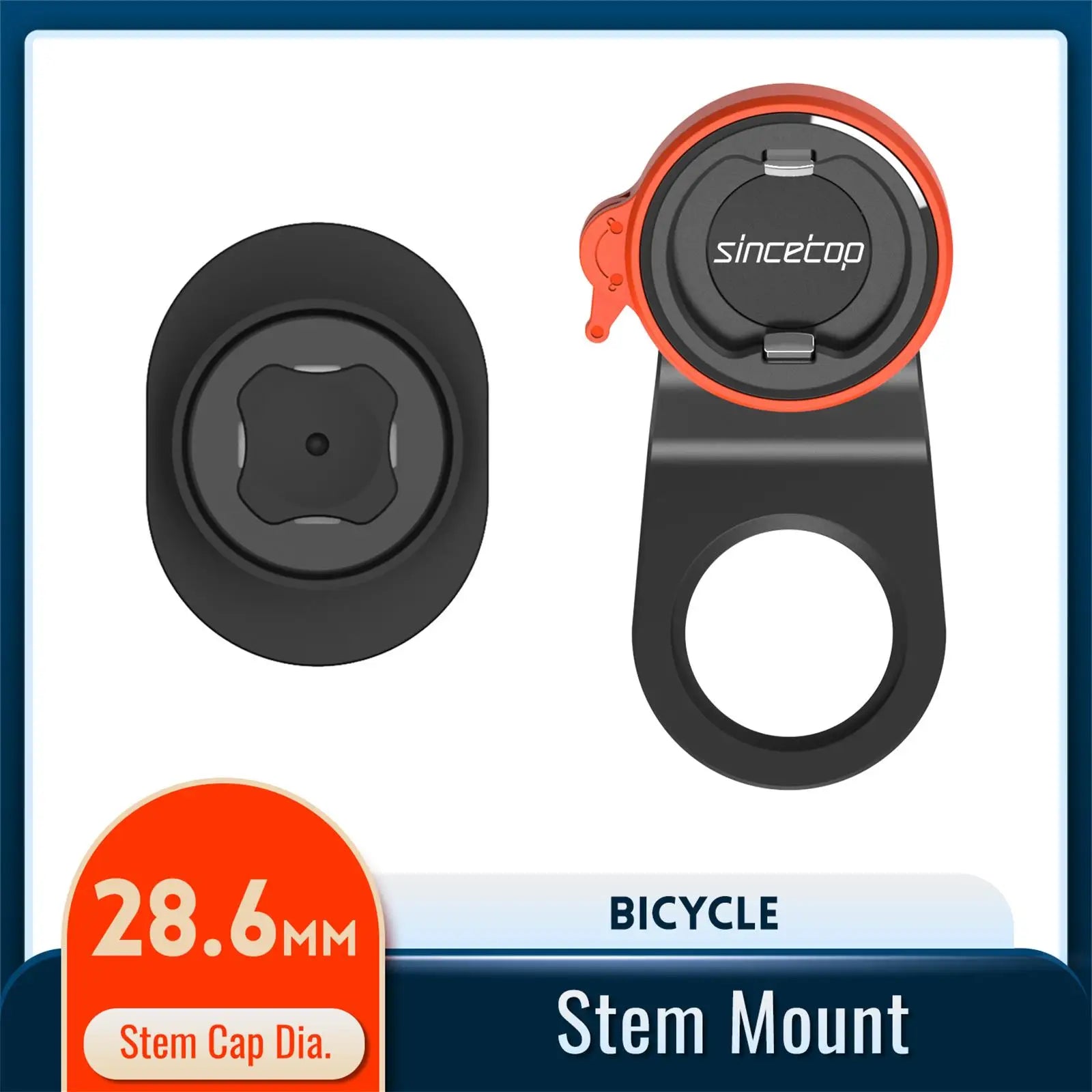 Bike Phone Holder,Bicycle Stem Phone Mount-MTB/Road Bike Cycling Aluminum Phone Handlebar Clamp,Quick Lock Release/Attach/Detach