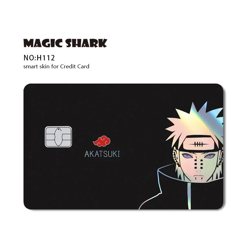 2025 New Arrival Payne Anime Holographic Laser Sticker Shinny Film Skin Cover for Debit Credit Card