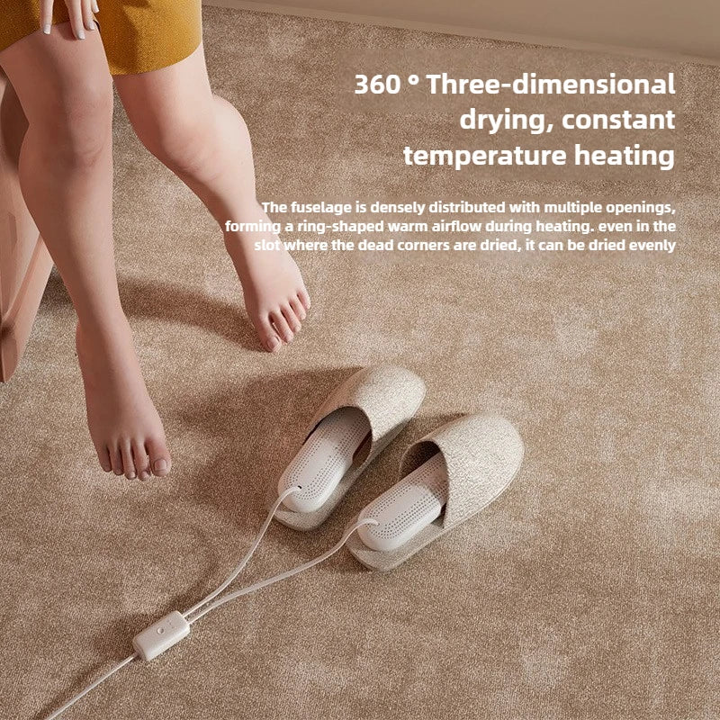 Portable Electric Shoes Dryer for Deodorizing and Sterilizing Timer Heater Eliminate Odor UV Shoes Drying Household Appliances