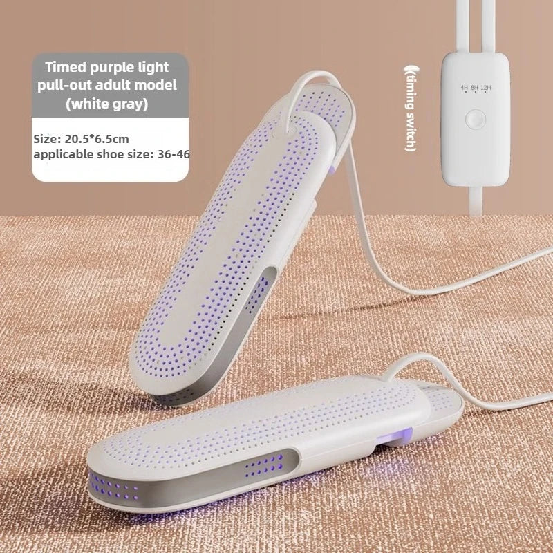 Portable Electric Shoes Dryer for Deodorizing and Sterilizing Timer Heater Eliminate Odor UV Shoes Drying Household Appliances