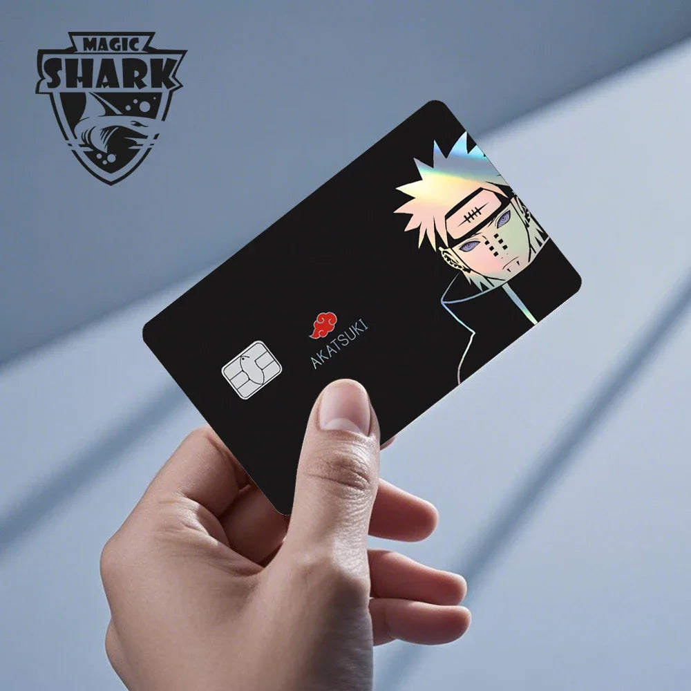 2025 New Arrival Payne Anime Holographic Laser Sticker Shinny Film Skin Cover for Debit Credit Card
