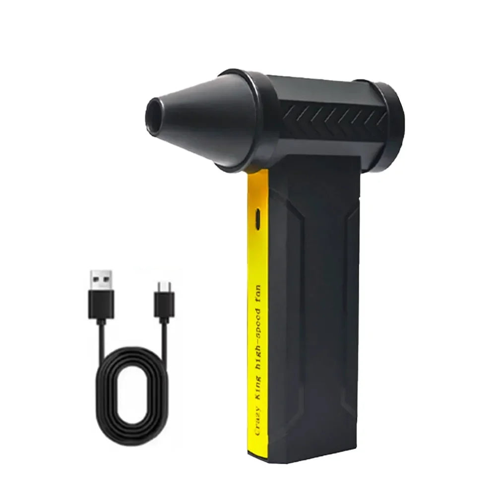 800000 RPM Brushless 10000mAh Motor Electric Air Blower  High-Speed Turbo Violent Fan Rechargeable Powerful Dust Blower