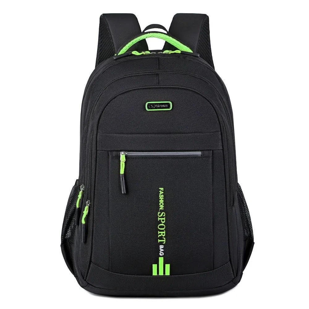 Oxford Cloth Students Daypack Anti-splash Water Scratch Prevention Large Capacity School Bag Polyester Fixed Webbing