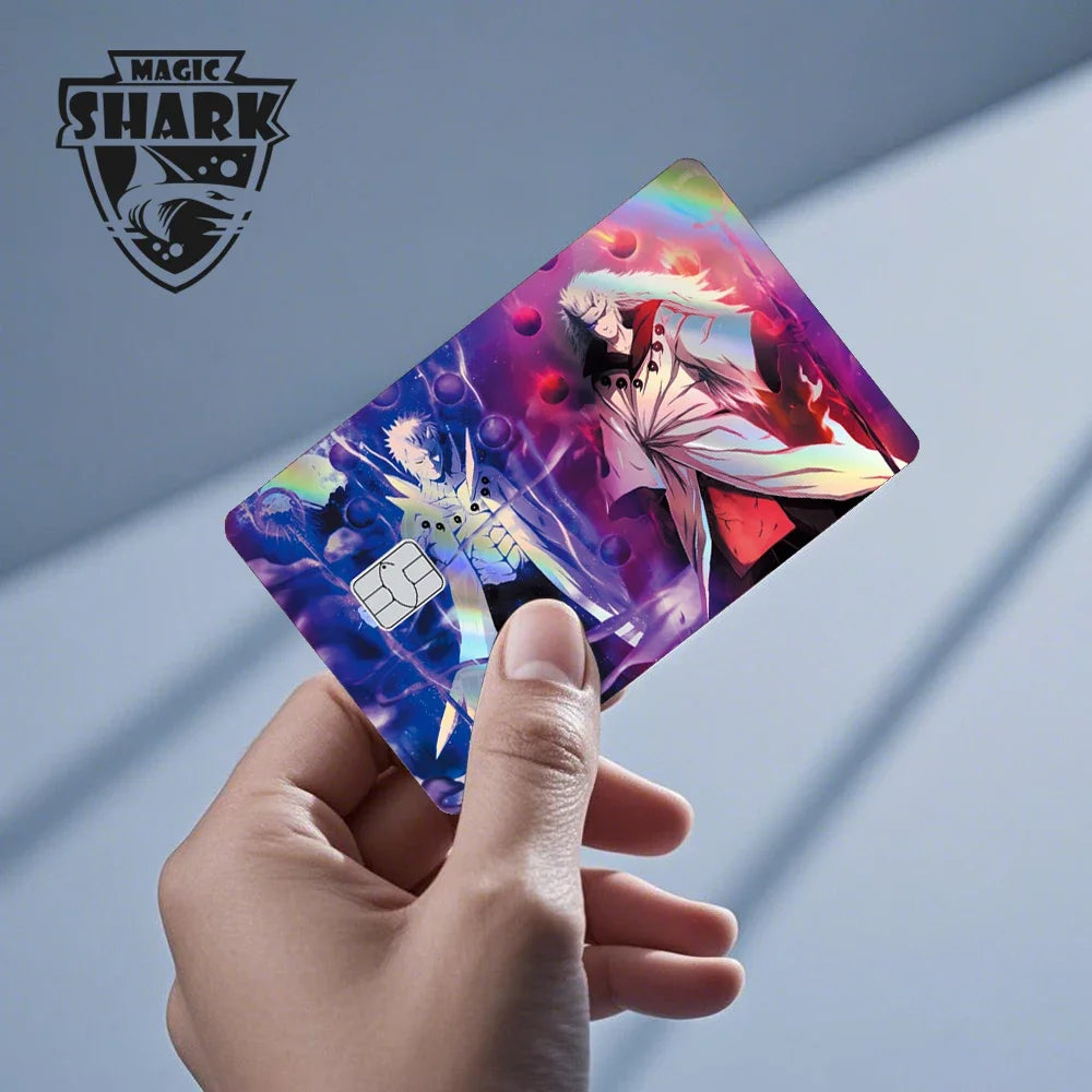 2025 New Arrival Payne Anime Holographic Laser Sticker Shinny Film Skin Cover for Debit Credit Card