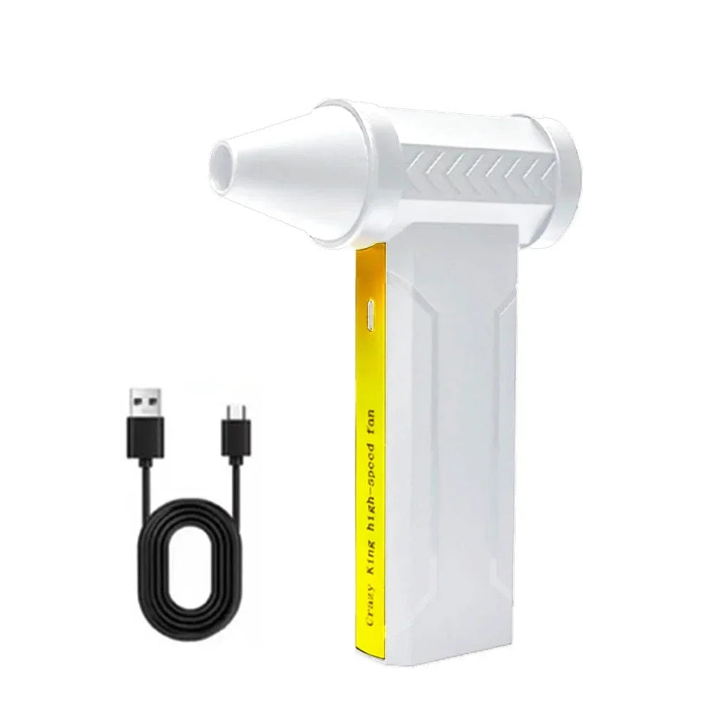800000 RPM Brushless 10000mAh Motor Electric Air Blower  High-Speed Turbo Violent Fan Rechargeable Powerful Dust Blower