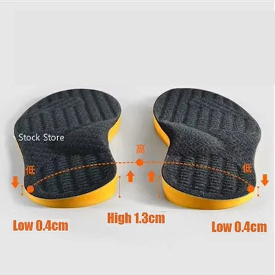 Flat Foot Orthopedic Insoles for Men Women Shoes Arch Support Insoles for Children X/O Type Legs Knee Varus Correction Shoe Pads